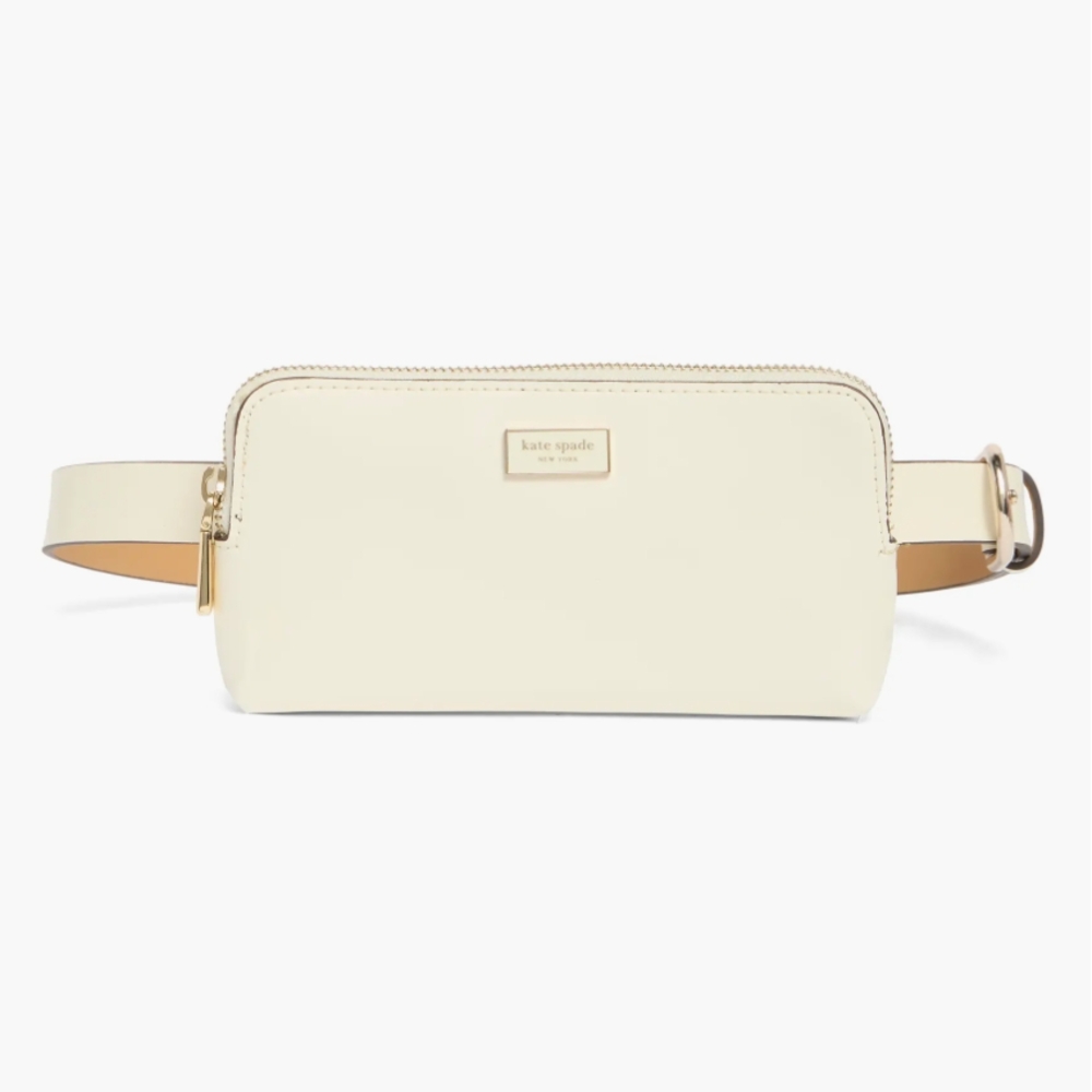 ** NEW WITHOUT TAG ** Kate Spade Ivory Belt Bag Size S/M
